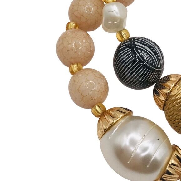 Talbots Pink Safari Stretch Bracelet Set - Picture 3 of 11